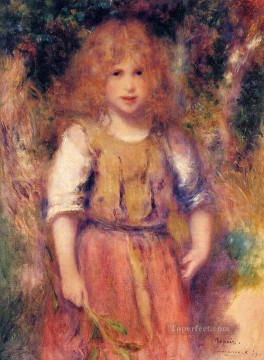 ピエール=オーギュスト・ルノワール Painting - ジプシーの少女 ピエール・オーギュスト・ルノワール